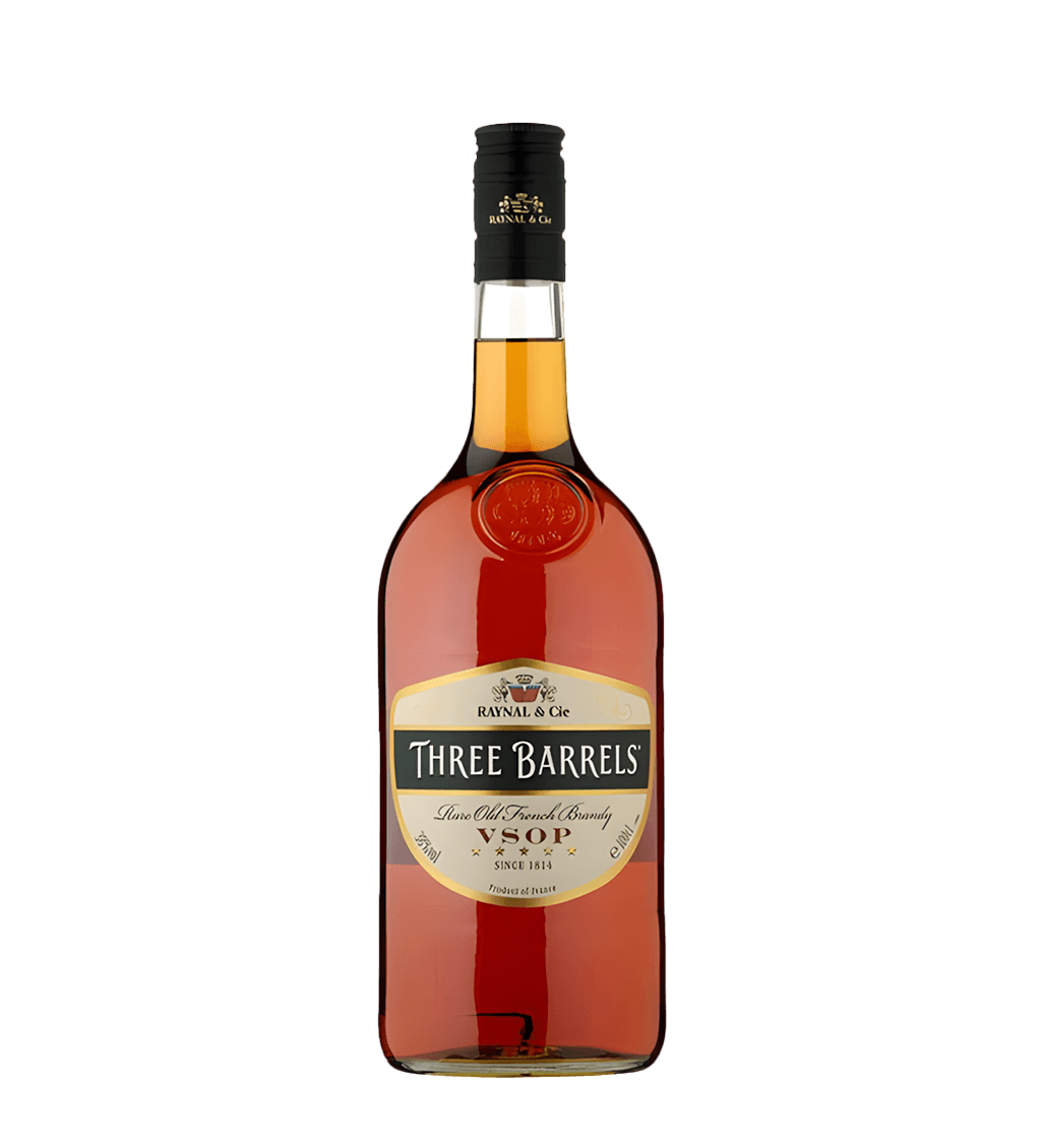 Three Barrels VSOP Brandy 1Ltr