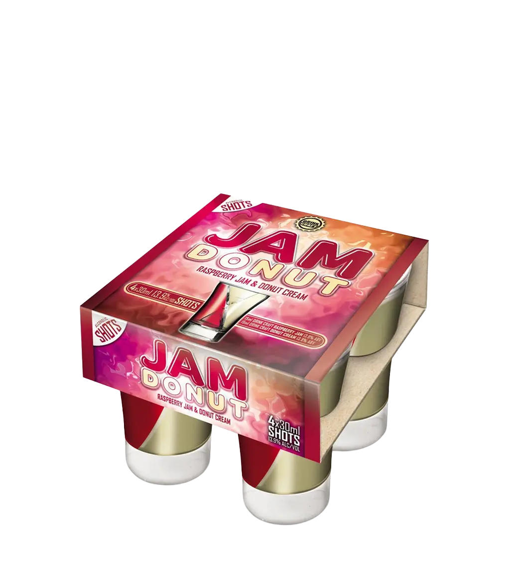 Top Shots Jam Donut Raspberry 25ml