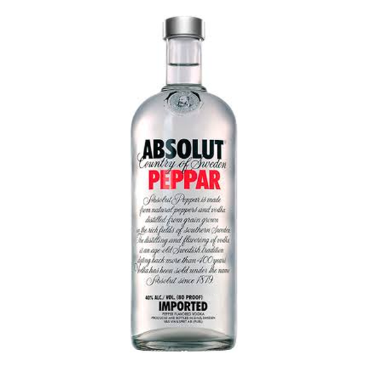 Absolut Vodka Peppar 1Ltr