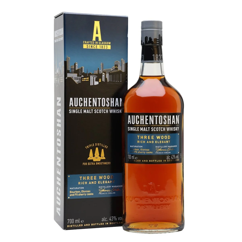 Auchentoshan Three Wood S-Malt 70 CL