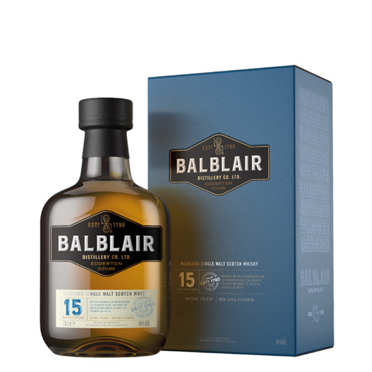 BALBLAIR 15YR OLD 46% 70CL