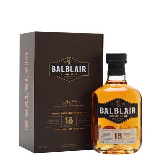 BALBLAIR 18YR OLD 46% 70CL