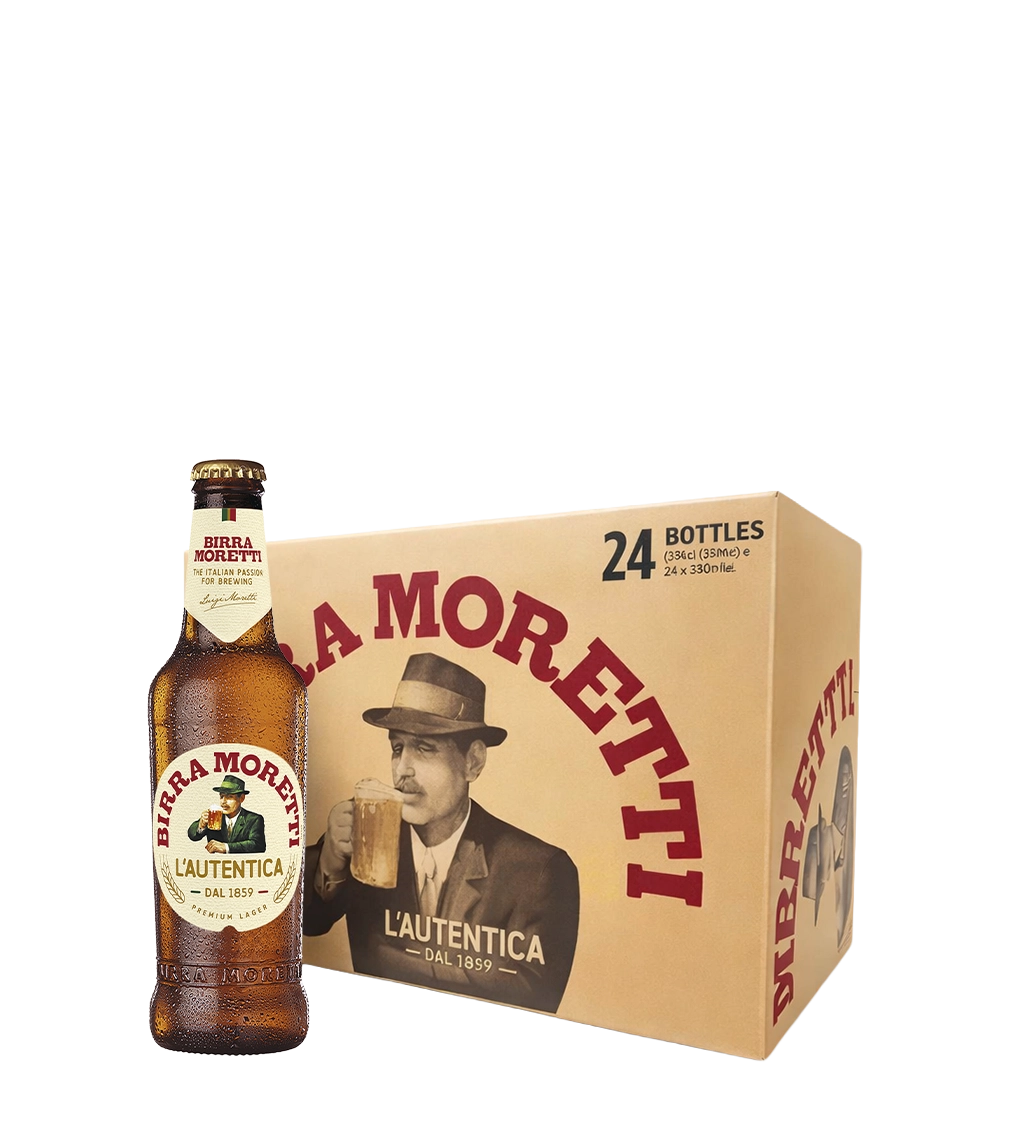 Birra Moretti Beer Bottle 330ml