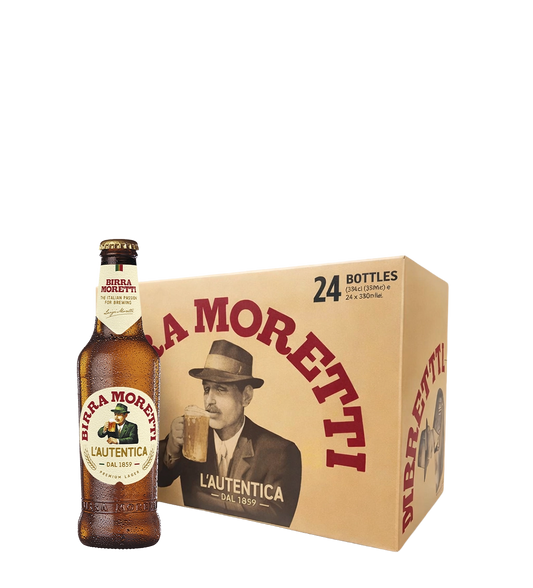 Birra Moretti Beer Bottle 330ml
