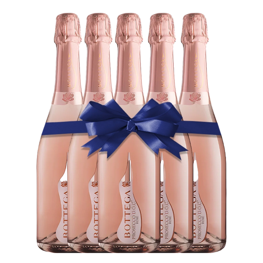 Bottega Poeti Prosecco Rose Pack of 5