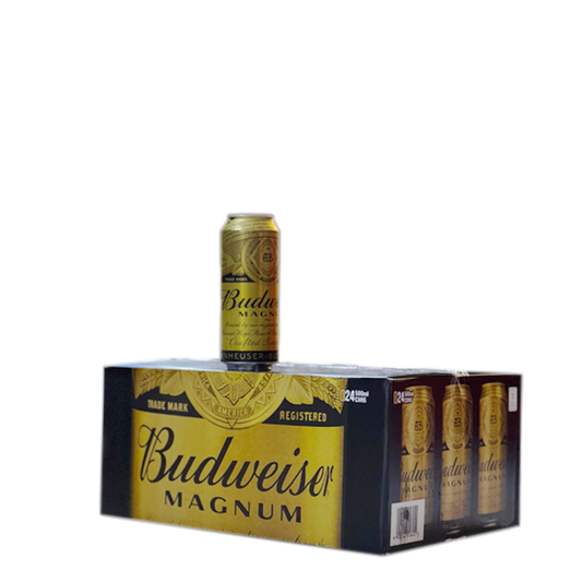 Budweiser Magnum Beer Can 500ml - CASE (24PC)