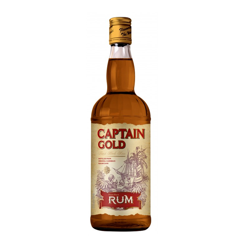 SODIKO CAPTAIN  GOLD RUM 70CL