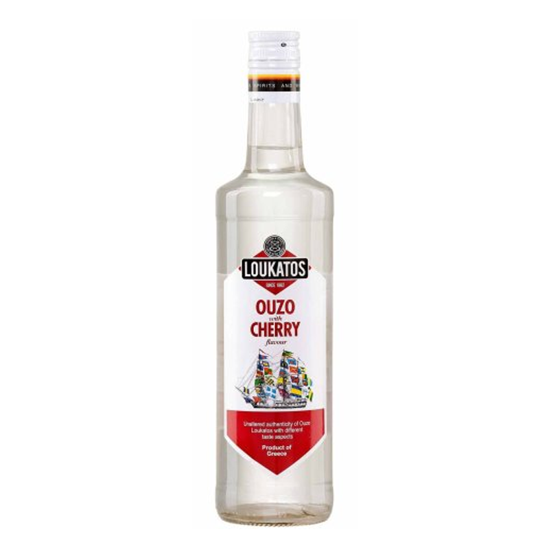 LOUKATOS OUZO CHERRY LIQUEUR 70CL