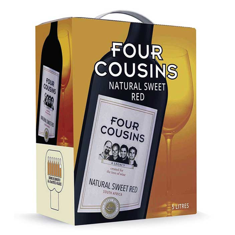 Four Cousins Sweet Red 5Ltr