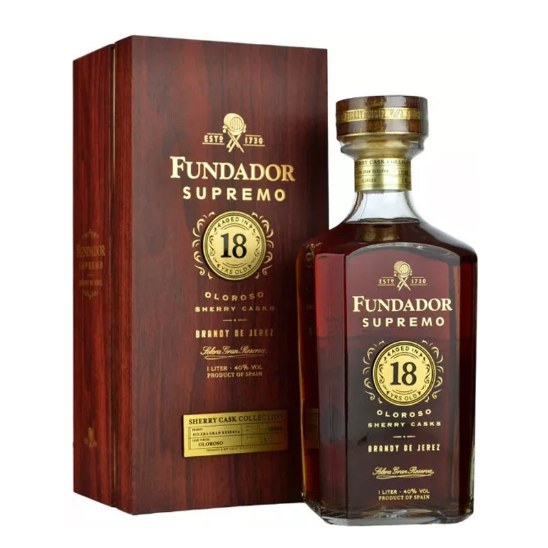 Fundador Supremo 18Yrs Brandy 1Ltr