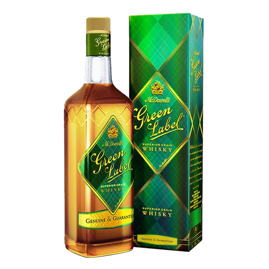 MrDowells Green Label Whisky 75CL