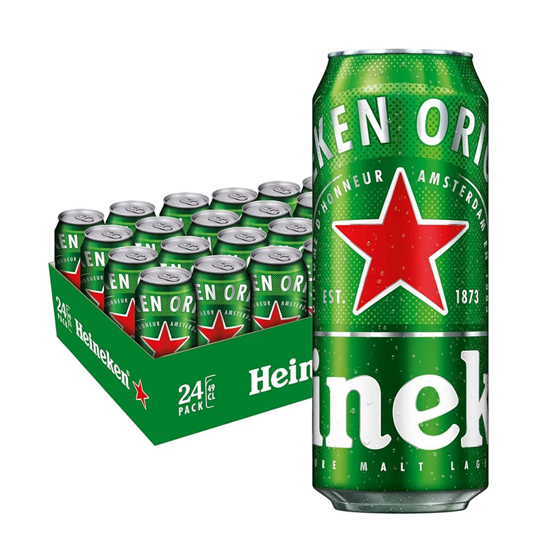 Heineken Can 50CL - CASE (24PC) – Premium Cellars L.L.C