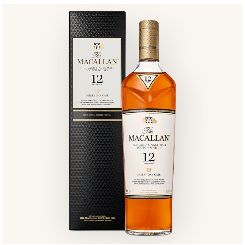 Macallan 12 Yrs Sherry Oak S-Malt 70CL