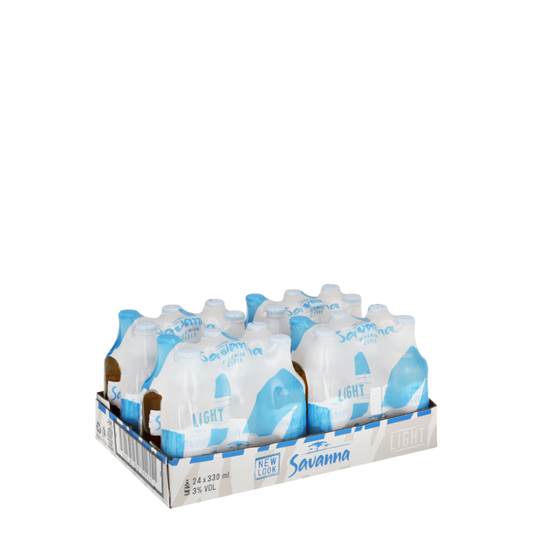 Savanna Light 330ml Bottle - CASE (24PC)