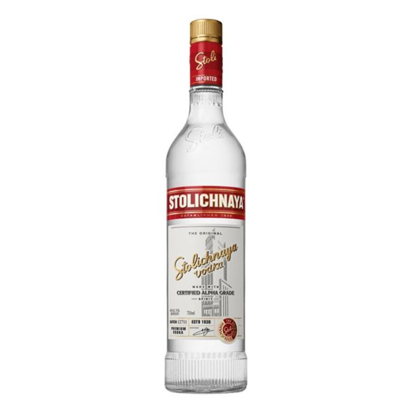 Stolichnaya Vodka 75CL