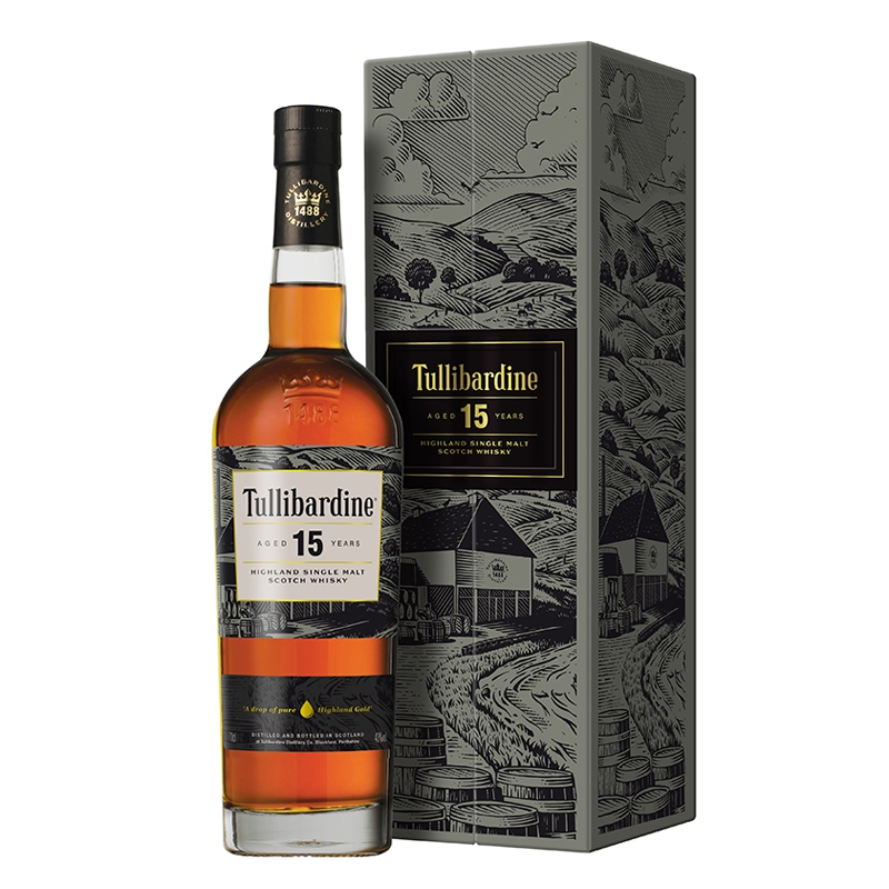 TULLIBARDINE 15YRS S-MALT 70CL