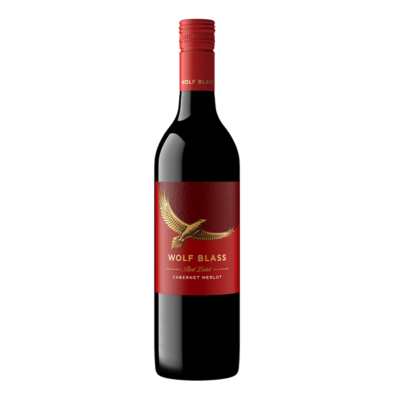 WOLF BLASS RED LABEL CABERNET MERLOT 75CL