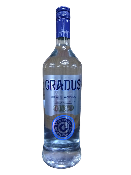 Gradus  ussian Vodka40% 1Ltr