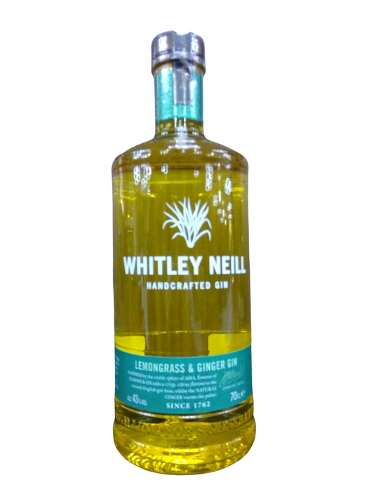 WHITLEY NEILL LEMONGRA&GINGER GIN 70CL