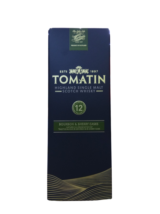 TOMATIN 12 YEAR OLD 43% 70CL