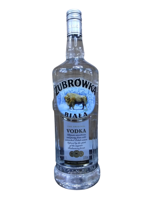 ZUBROWKA BIALA VODKA 1LTR