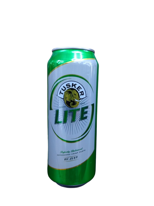 TUSKER LITE BEER 50CL CAN