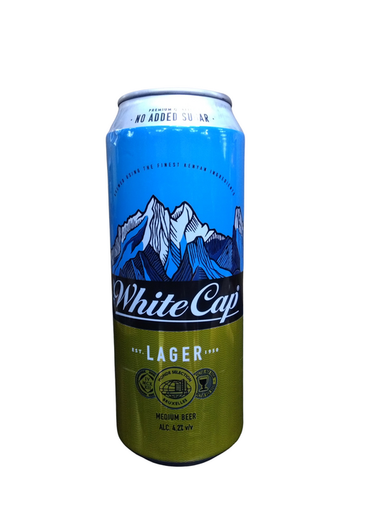 WHITE CAP BEER 50CL CAN