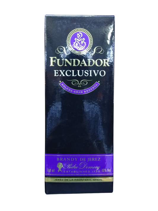 FUNDADOR EXCLUSIVO BRANDY 70CL