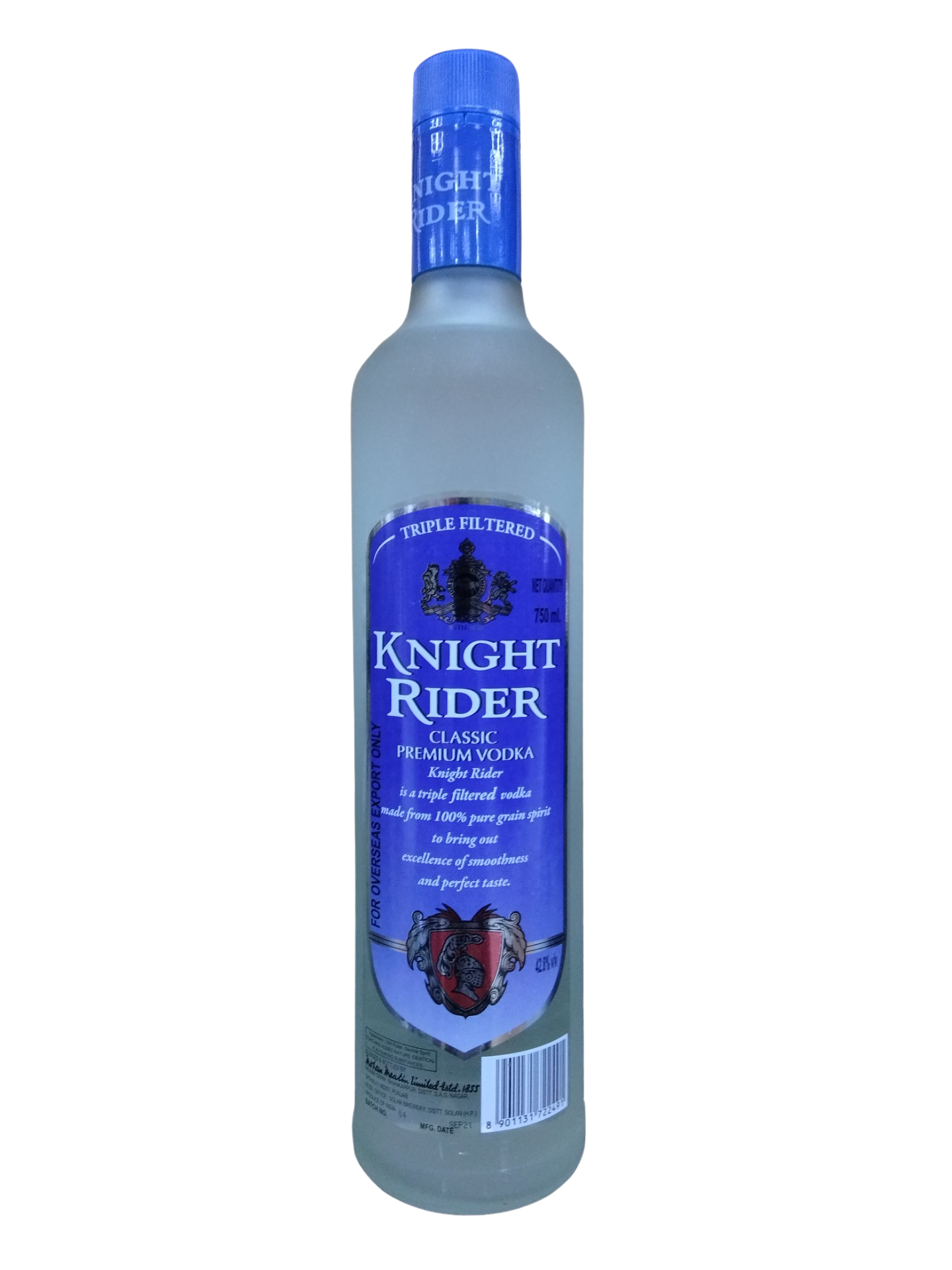 Knight Rider Premium Plain Vodka 75 CL