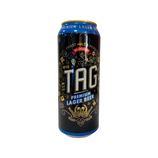 Tag Premium Lager Beer Can 500ml