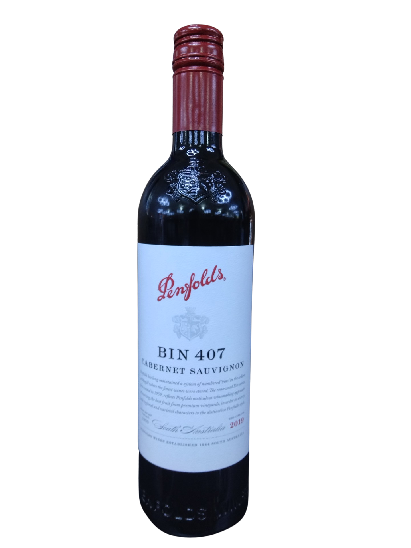 PENFOLDS BIN 407 CAB SAUV 75CL