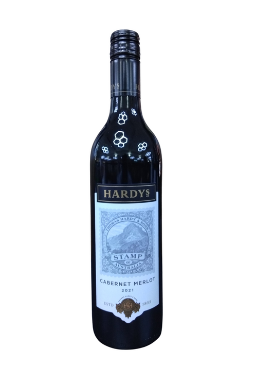 HARDYS STAMP CAB MERLOT 75CL